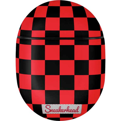 Sneakerhead Red Checkered Google Pixel Buds Skin